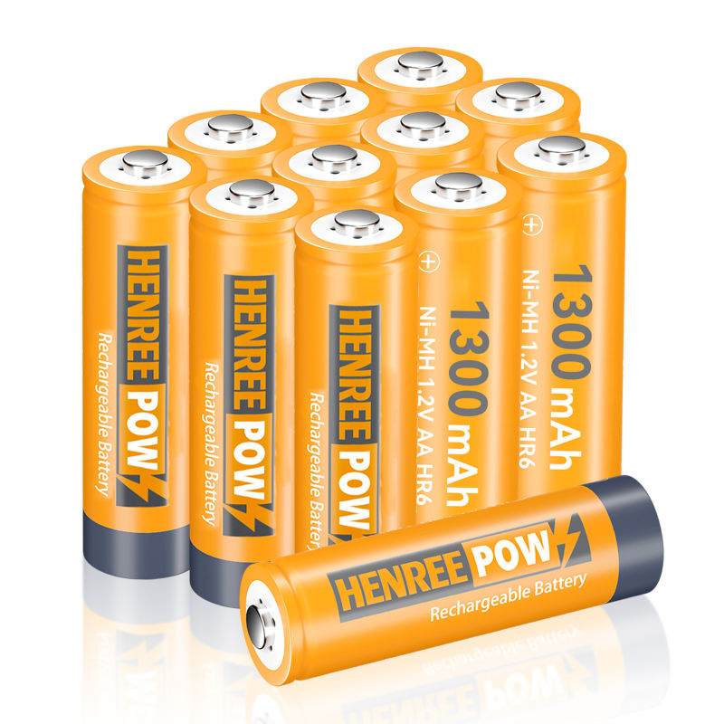 Henreepow 1.2V 1300 mAh AA Ni-MH akumulatorów