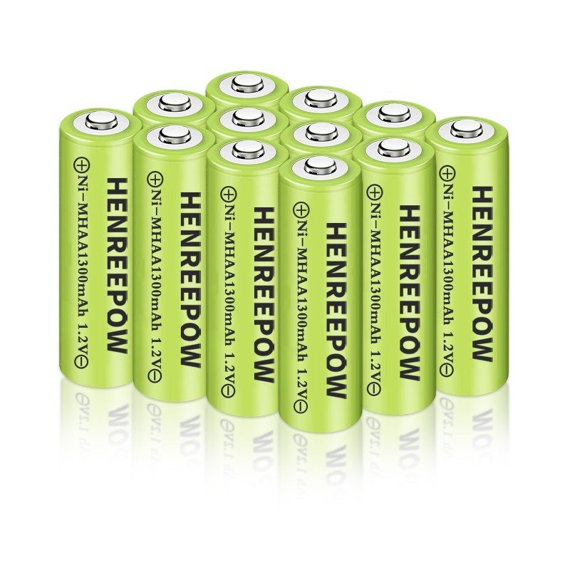 Henreepow 1.2V 1300 mAh AA Ni-MH akumulatorów