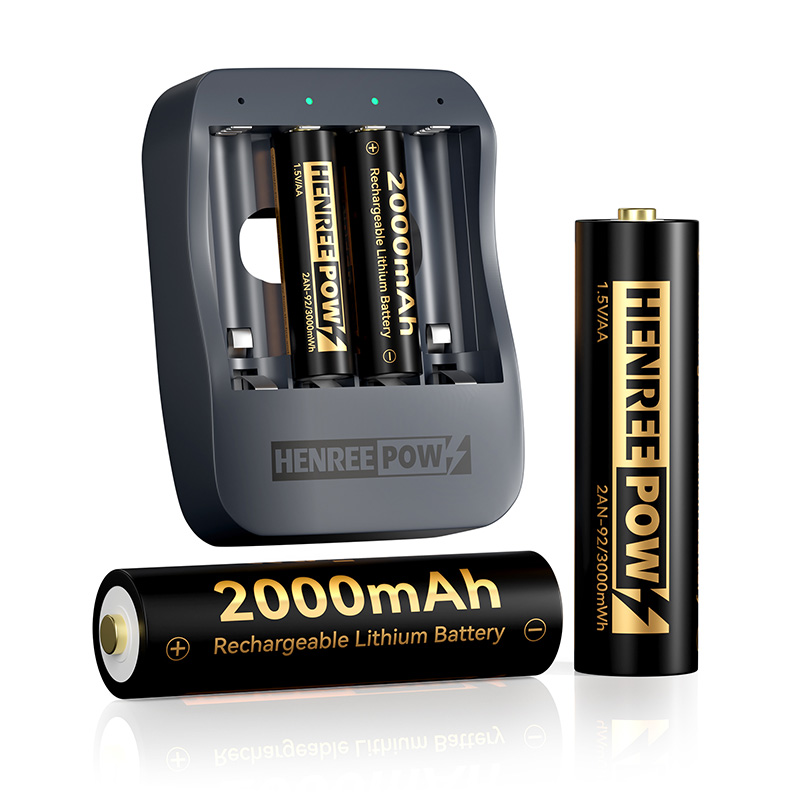 Henreepow AA 2000MAH 1,5 V Baterie litowe o dużej pojemności